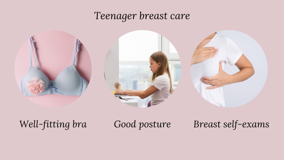 breast care at different aga_teenager breast care