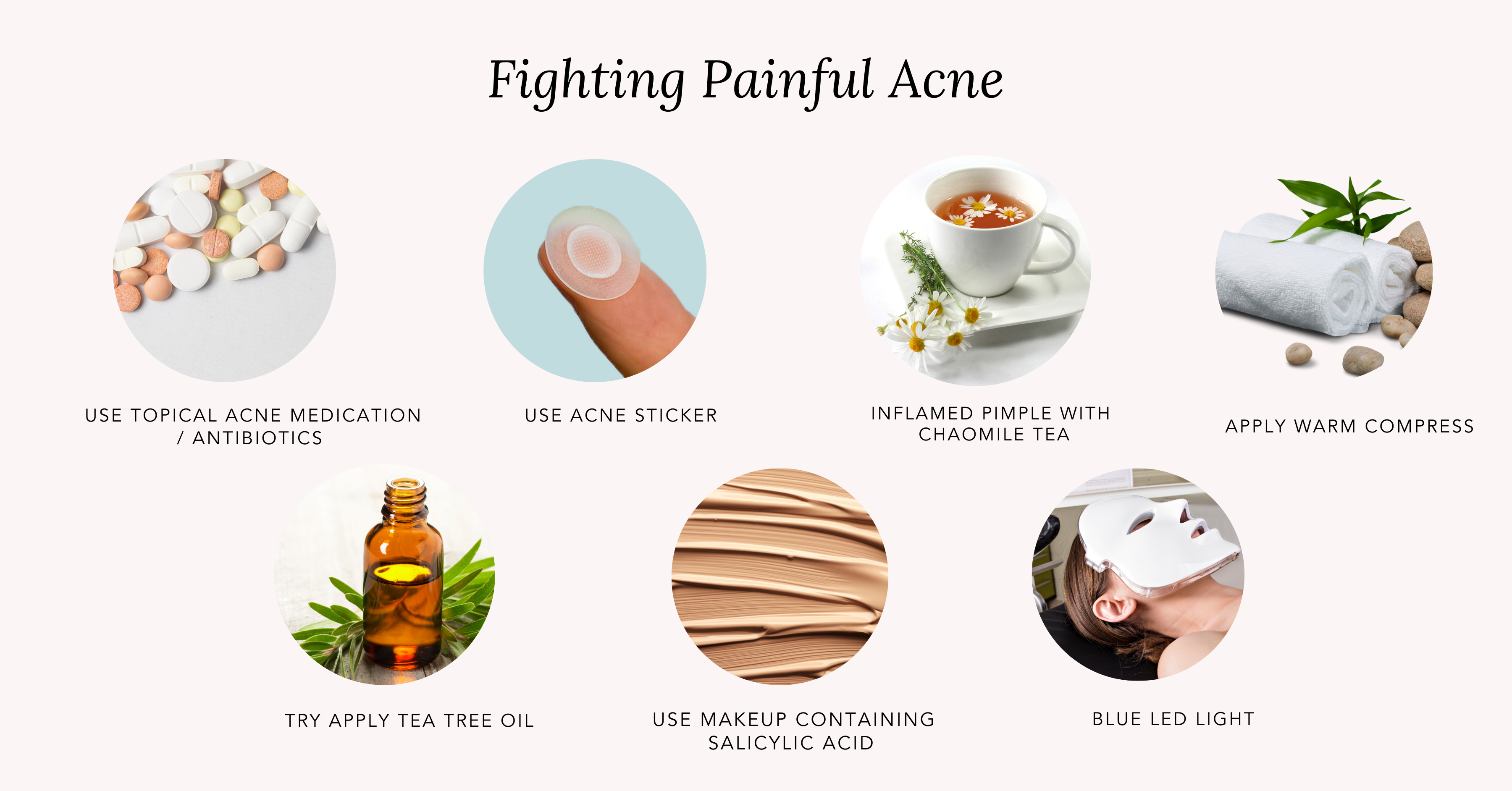 cystic acne hot or cold compress